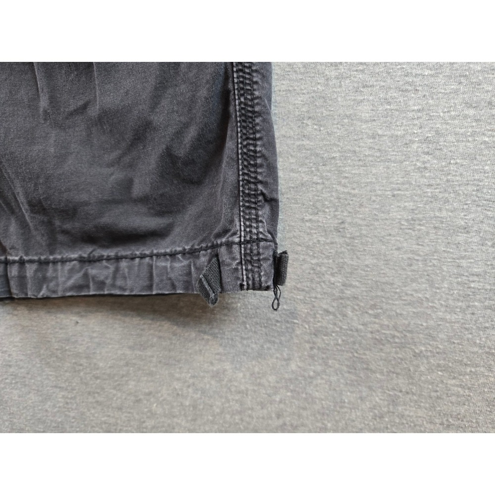 American Eagle Pants Womens 12 Charcoal Gray‎ Baggy Jogger Cargo Stretch Utility - Picture 6 of 12